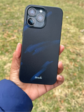 Blue Watercolor Brush Case For iPhones