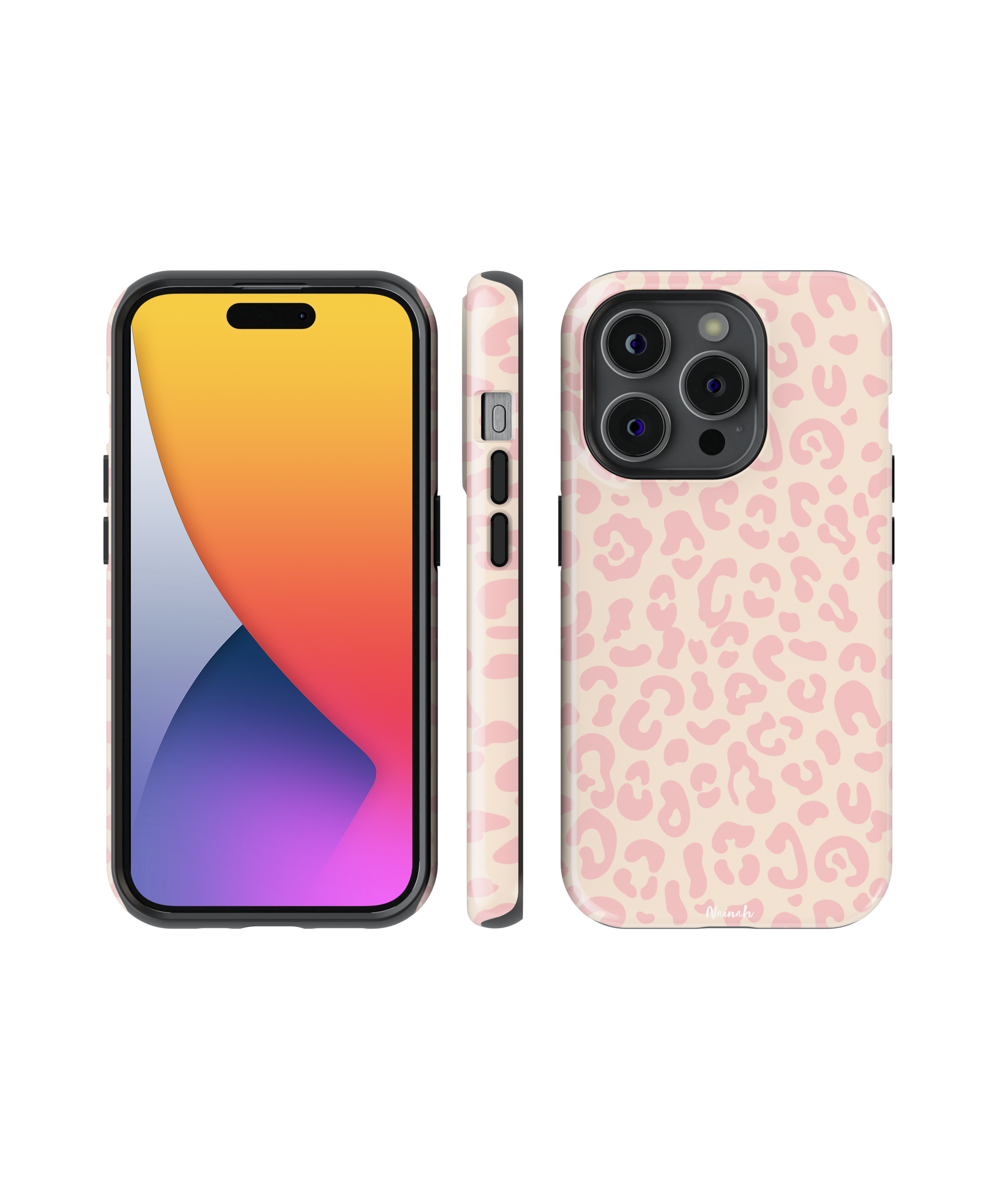 Pink Latte Leopard Case